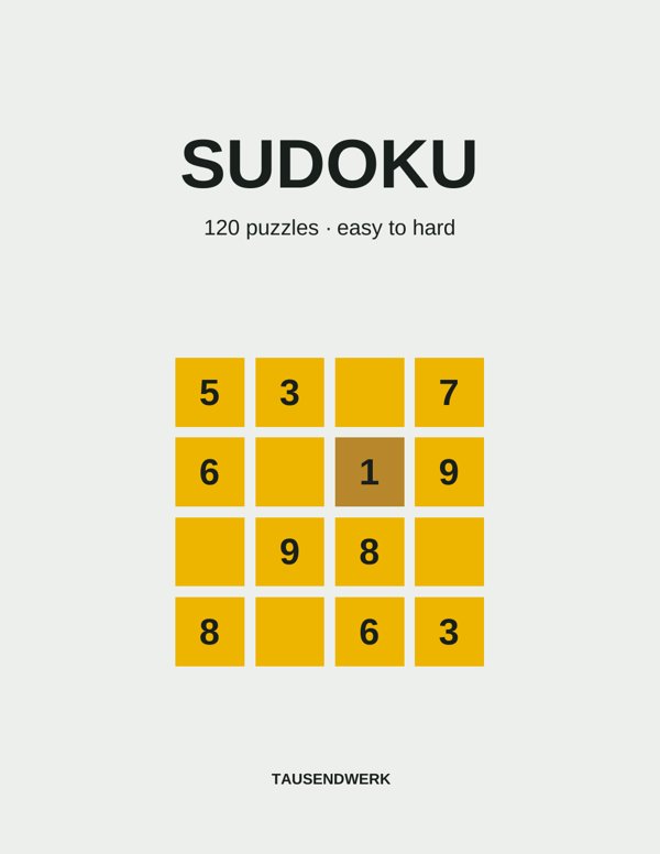 Cover: Sudoku: 120 Puzzles