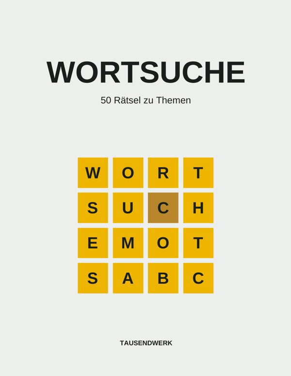 Cover: Wortsuche: 50 Rätsel
