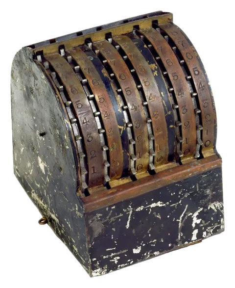 Ballou adding machine, 1860